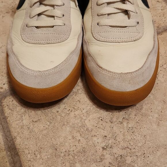 Nike Men's "Killshot 2" White Leather Shoes w/ Navy Blue Swoosh Size 11 - Picture 3 of 12